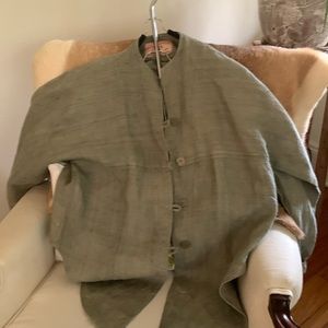 Dancing Ladies Label from Santa FeSize M linen/hemp jacket !